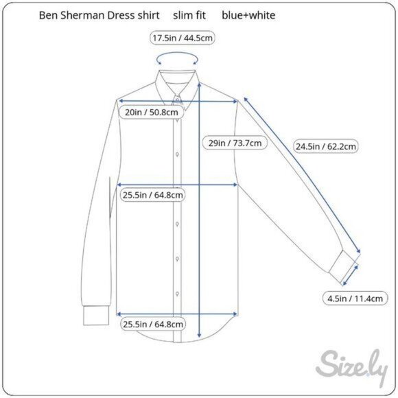 Ben Sherman Slim Fit Dress Shirt - Picture 5 of 5